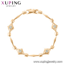 75325 Xuping novos modelos de pulseira de ouro 18k charme moda pulseira